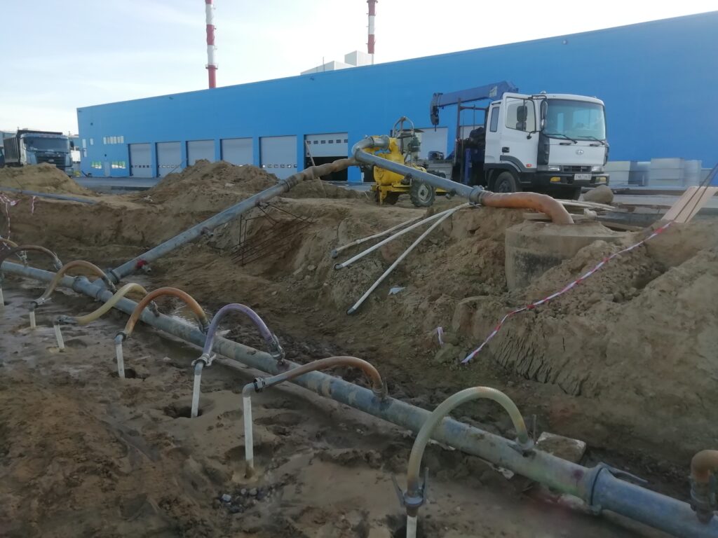Водопонижение грунтовых вод - цена по АКЦИИ!